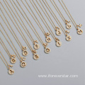 925 Sterling Silver Plated Letters a-z Alphabet Pendant